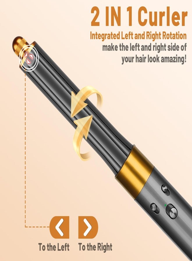 ZEPHBLOW 30mm/1.2 Inch Curling Barrel for Dyson Airwrap, Long Hair Curling Roller Barrels Compatible with Airwrap HS01/05, Self-Curling Replacement Attachment for Part No.971888-07, Gold - Image 4